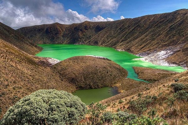 Laguna Verde Nari O Green Lagoon Colombia Tourist Attractions